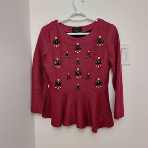 Anthropologie Peplum Top